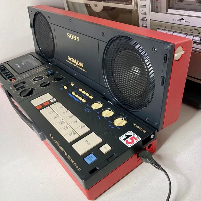 DE COLECCIÓN SONY CFS-C7 Máquina de Acordes Radio Cassette