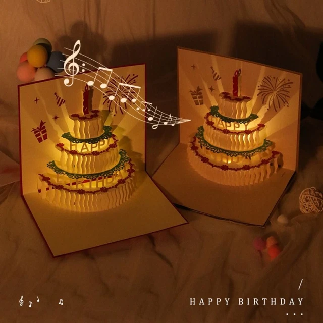 WBdesignz Biglietto Di Compleanno Kawaii Con Pancake – Formato 12,5×12,5 Cm Con Busta Kraft – Carta Premium 300g/m² - 4