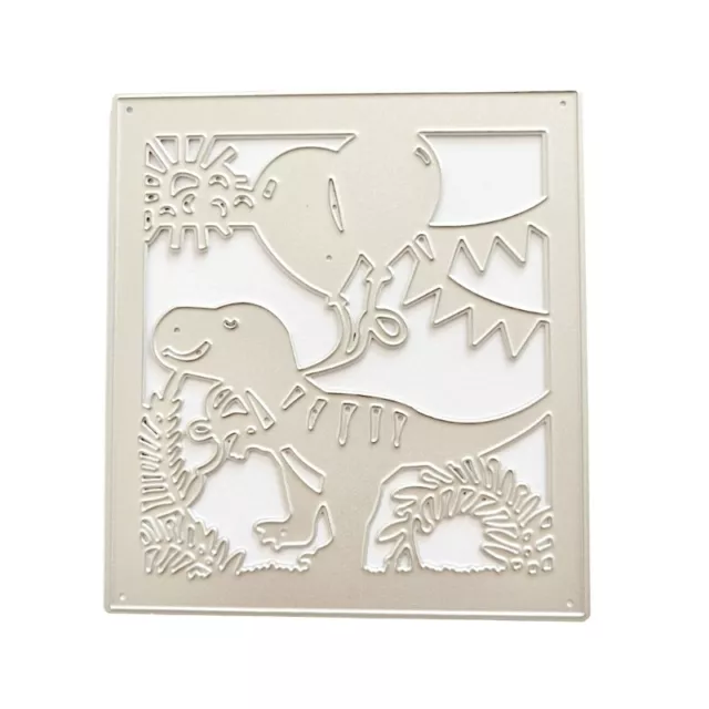 Metal Die Cuts Dinosaur Balloon Embossing Stencil Cutting Dies for Card Making