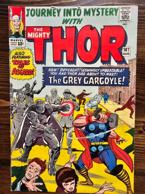 Journey Into Mystery #107 - 1964 - 1st Appearance Grey Gargoyle & Karnilla