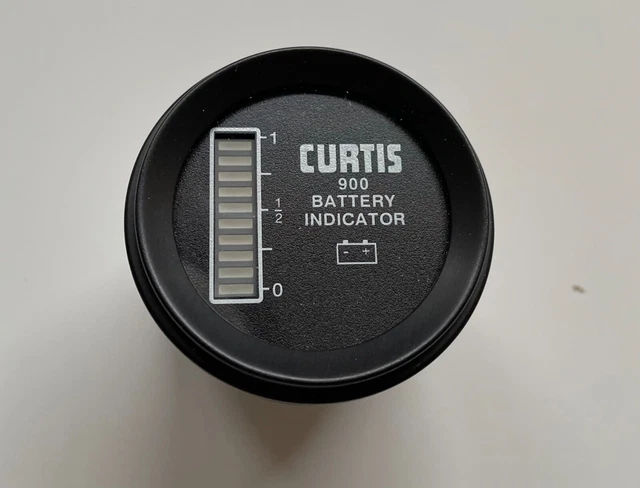 Curtis 900, indicatore di scarica batteria 48 V per transpallet, carrello elevatore, formica Curtis 900, indicatore di scarica batteria 48 V per transpallet, carrello elevatore, formica