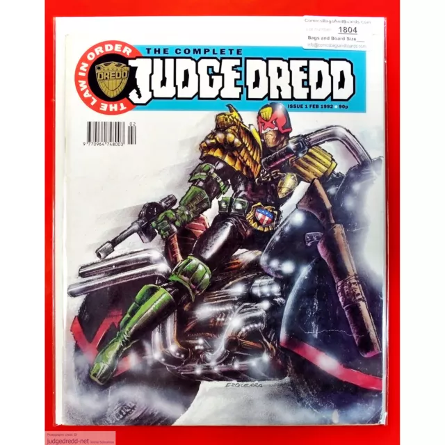 2000AD The Law in Order The Complete Judge Dredd Issue 1 Comic UK 1992 (Lot 1804