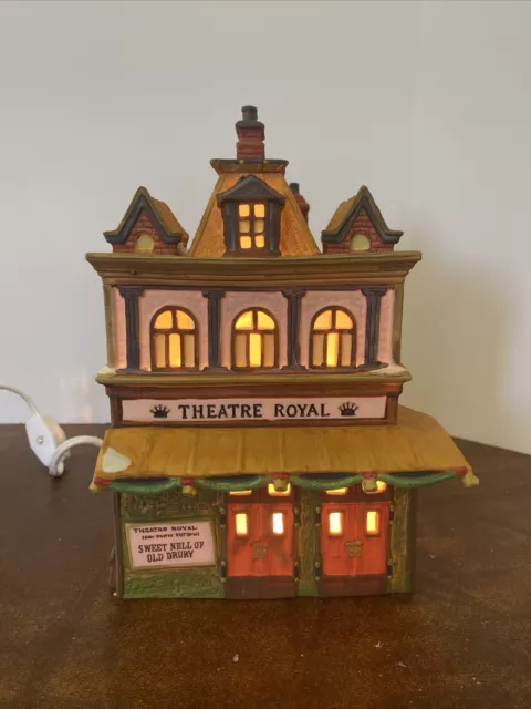 Dept 56 Heritage Village Collection Dickens Series Theatre Royal #5584-0 1989