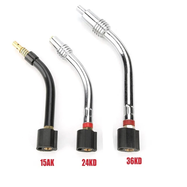 Copper Swan Neck Compatible with For Binzel 15AK/24KD/36KD MIG Welding Torch