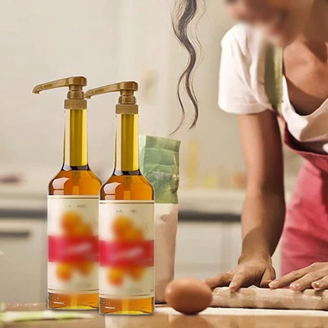 Lot De 3 Pompes Doseuses Sirop Réutilisables - Distributeurs Précis Pour Cuisine, Café Et Bar