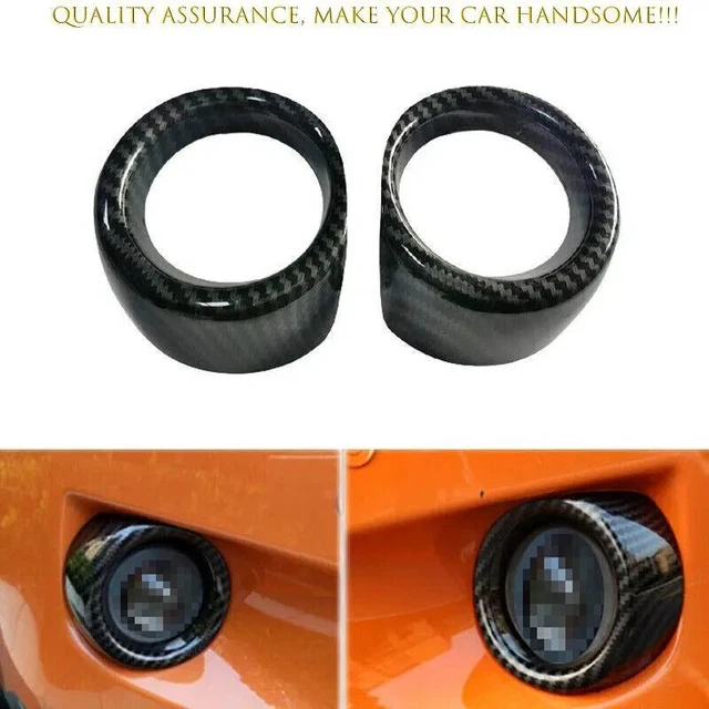 Garniture Cadre Commutateur Phare Style Fibre Carbone - Autocollant Pour BMW Série 6 - Installation Adhésive, Pas D'outil - 9