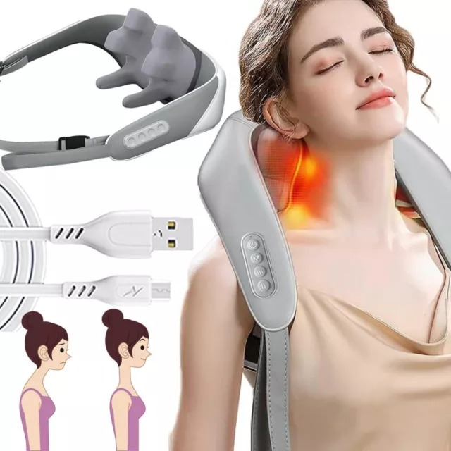 Massagers for Neck & Shoulder with Heat Goletsure Pain Relief Deep 5D  Kneading