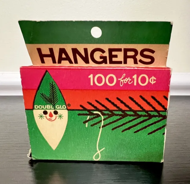 DOUBL GLO CHRISTMAS Ornament Hangers with Some Hangers In Box