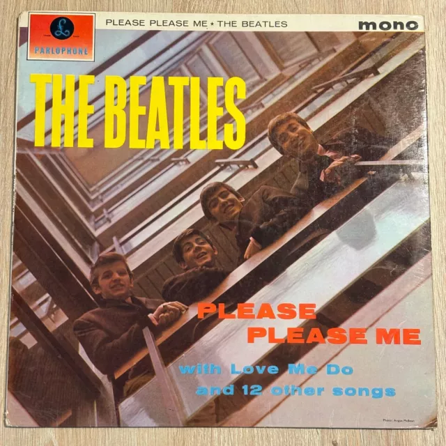 The Beatles Please Please Me Original 1963 UK Third Press Mono VG+/VG+ Vinyl LP