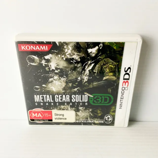 Metal Gear Solid Snake Eater 3D - Nintendo 3DS - Tested & Working