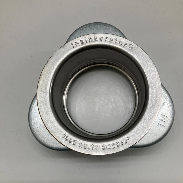 QUICK LOCK MOUNT in Chrome for InSinkErator 3 1/2" Opening Garbage