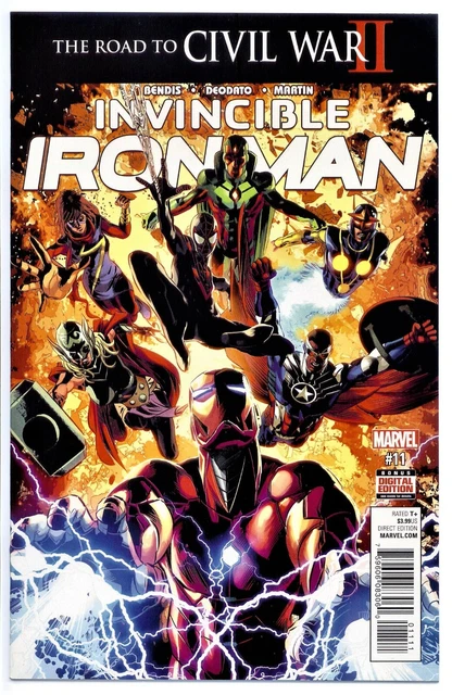 INVINCIBLE IRON MAN Vol.3 #11(9/16;1st)3rd RIRI WILLIAMS(IRON HEART)(9.8)1