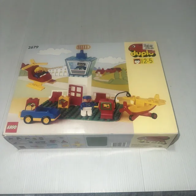 Vintage Original Lego Duplo 2679 Airport Set New Open Box 1993