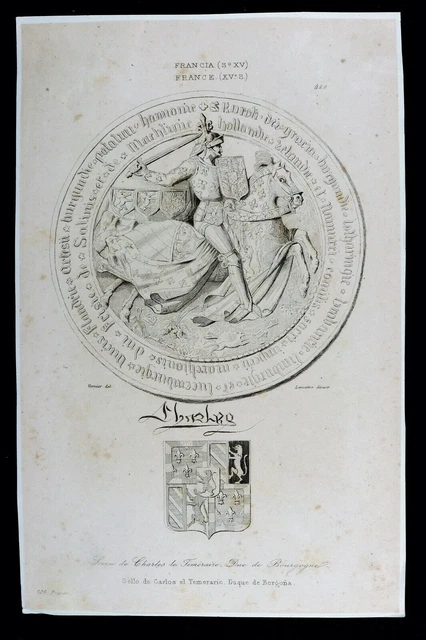 PARIS: TOUR DE JEAN sans PEUR, duc de Bourgogne (Hôtel de Mandosse)- Gravure 19e EUR 25,00 - FR