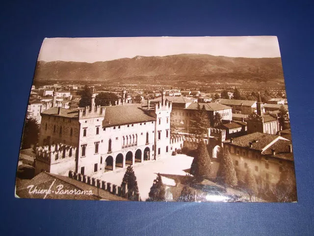 Cartolina Thiene ( Vicenza ) - Panorama 1951.