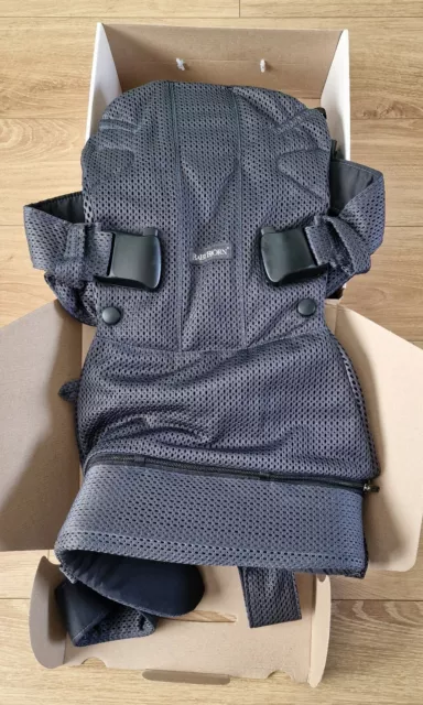 BabyBjorn Baby Carrier One Air, 3D Mesh, Anthracite, New, RRP £189.00