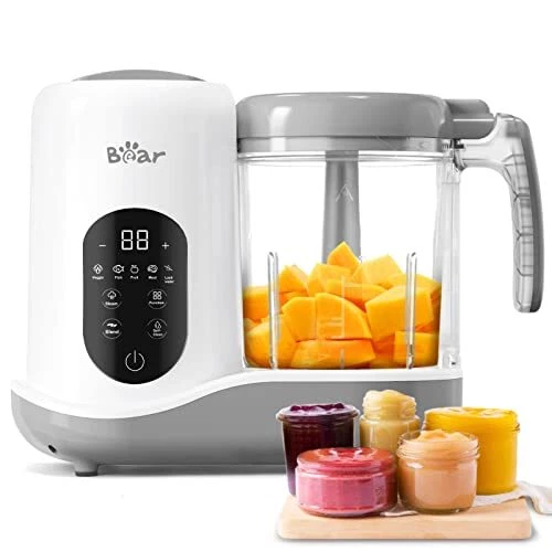 2023 Baby Food Maker - One-Step Processor, Auto Cooking & Self-Cleaning