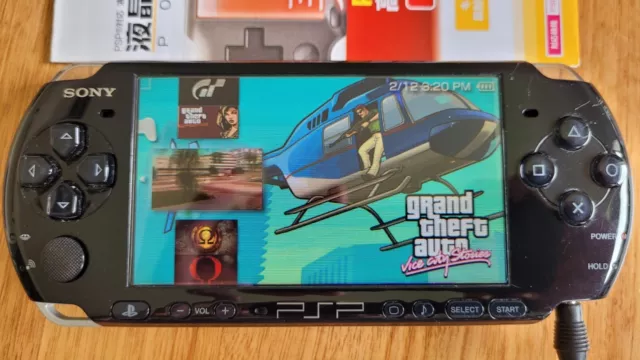 Sony PlayStation Portable PSP 3000 - 128gb SD Card, New Battery