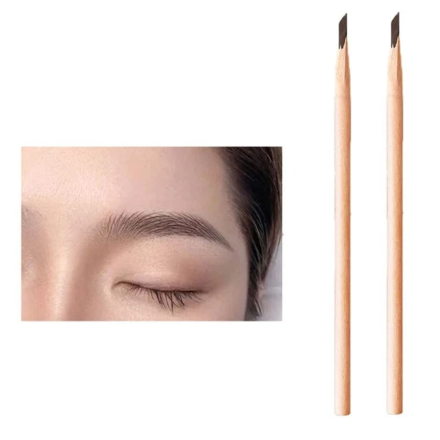 Smudge Eyebrows Pen Wooden Eyebrow Pencil Wood Eyebrow Pen Eyebrow Enhancers