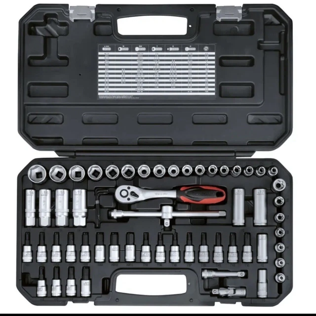 PARKSIDE 65 PIECE Ratchet Socket Bit Set High Quality Chrome Vanadium
