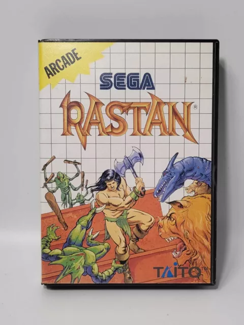 Jeu Sega Master System RASTAN Complet avec Notice PAL