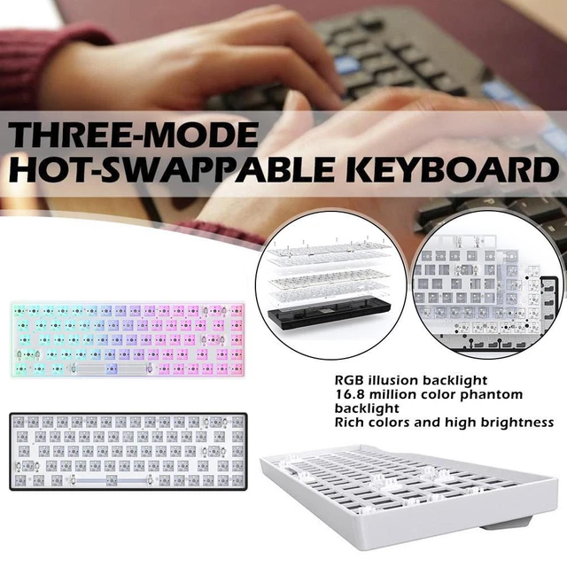 MECHANICAL KEYBOARD GASKET Kit RGB Backlit Hot Swappable Keyboar; EUR ...