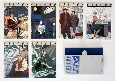 TORRES DANIEL TRITON  PORT FOLIO DE 6 CARTES POSTALES COMPLET TBE++ 