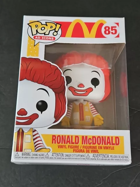 Funko POP! Ad Icons Ronald Mcdonald #85 McDonald's Fast Food Vinyl Figure