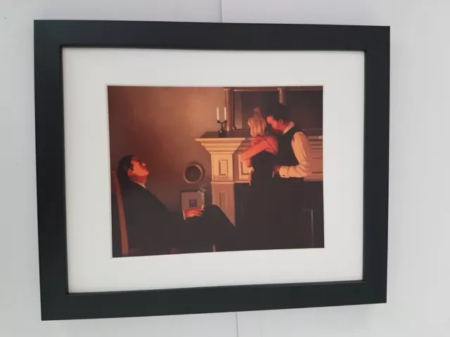 Jack Vettriano Beautiful Losers II Black Framed Art Print 3cm Matt Frame