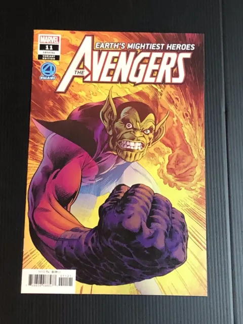 Marvel Comics The Avengers #11 Davis Villains Variant VF/NM 2018 1st Print