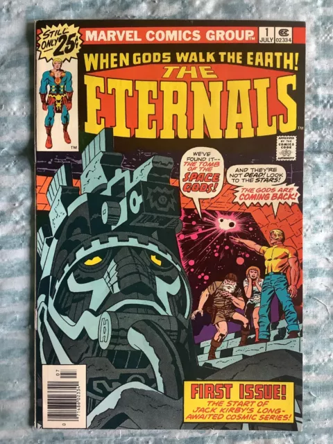 The Eternals #1 CGC 8.5 1st Origin & Appearance of the Eternals 1976 JACK KIRBY