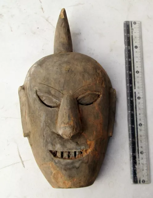 SPOOKY OLD Yao Mien Hill Tribe Teak Shaman Exorcism Mask