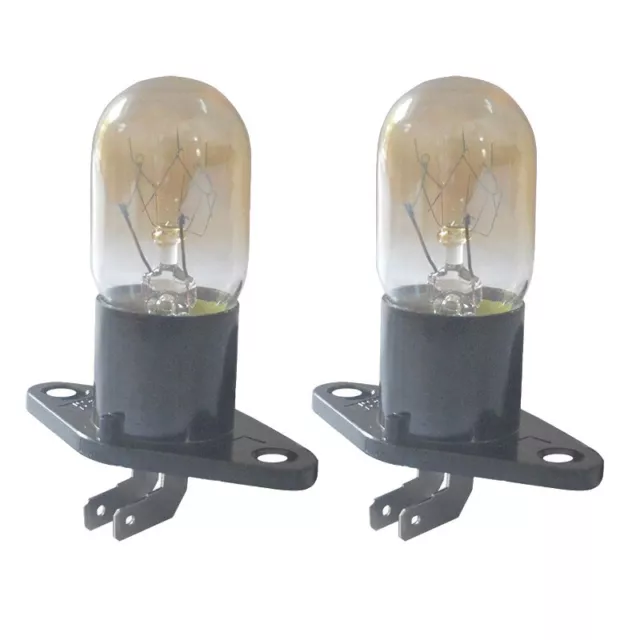 2 pièces ampoule de four à micro-ondes 250 V 2A 20W adaptée aux applications