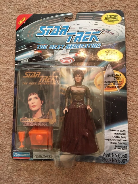 STAR TREK NEXT Generation Lwaxana Troi Playmates Figure 1994 £12.99 ...