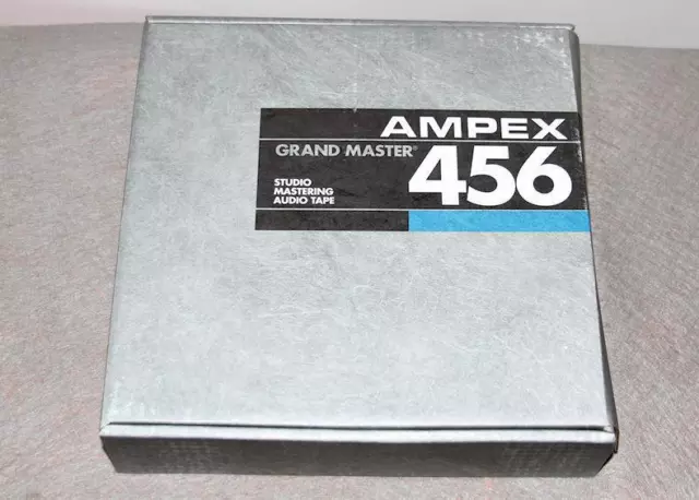 2 X AMPEX 456 2 x 2500' Grand Master Recording Tape on 10.5 Reel NOS Free  Ship $149.95 - PicClick
