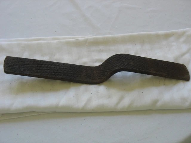 Antique 13" Horse Rasp Hand Tool / File Double Sided Rusty Iron Farm Barn Find
