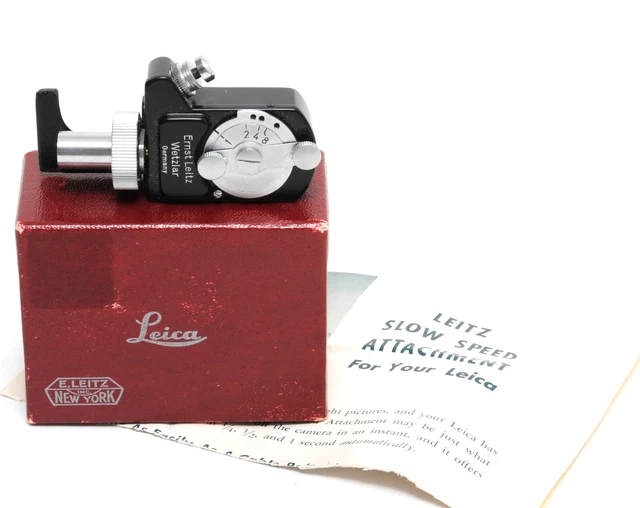 Leitz New York HEBOO Slow Speed Attachment boxed