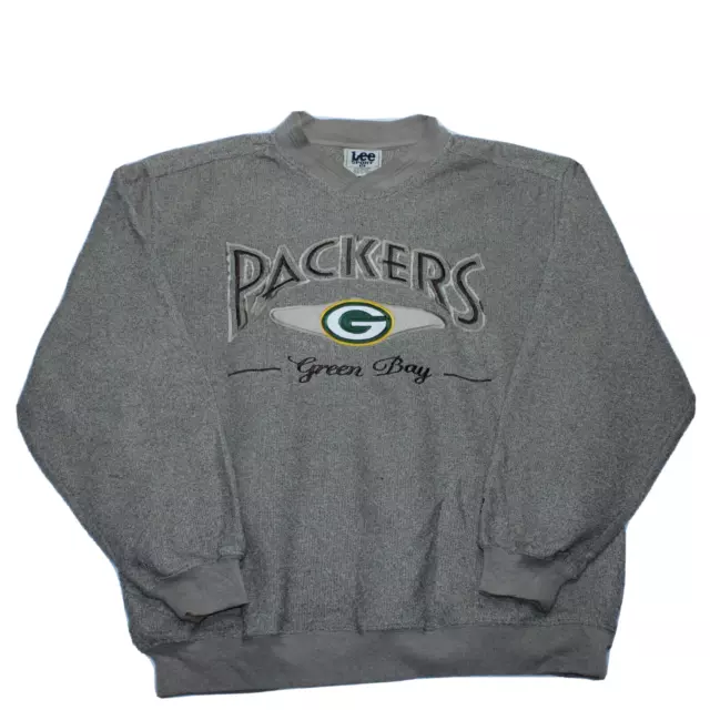 Vintage Lee Sport Green Bay Packers NFL USA Football Sweatshirt Jumper Size M