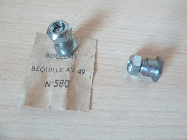 Lot De 2 Boulons De Fixation Pour Béquille - Ancien Stock Français - NOS