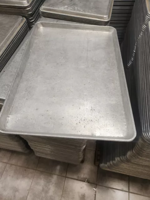lot of 10 Commercial 18x26 Full Size Bakery Baking Aluminum Sheet Pans