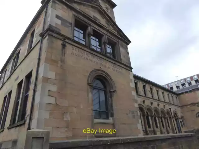 Photo 12x8 Inscription on the former school Glasgow The building is now La c2017