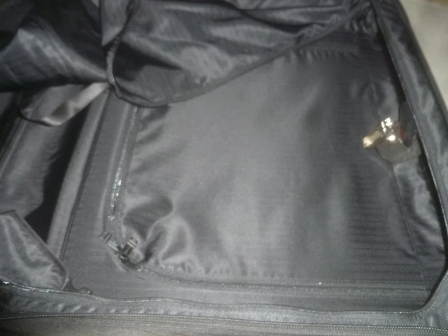 Black Tumi 20"X12"X 28" Long Wheeled Garment Bag Alpha Ballistic Nylon 22032Dh 11