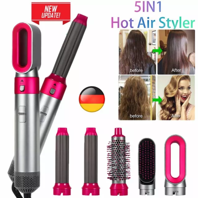 5 in 1 Haarstyler Lockenwickler Bürste Haartrockner Airwrap Curling Hair dryer