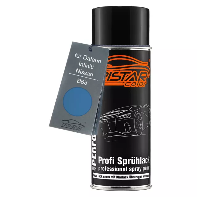 Autolack Spraydose für Datsun Infiniti Nissan B55 Blue Perl Metallic Basislack