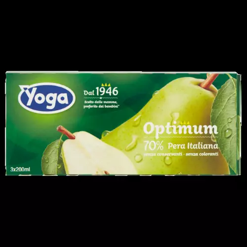 Yoga Optimum Succo Pera 3x200ml