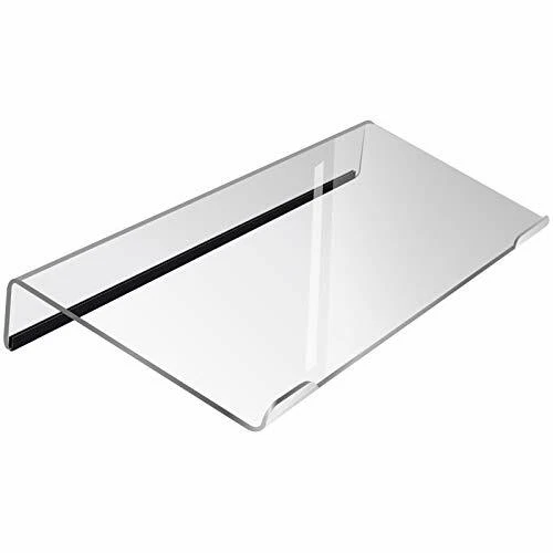 Nat-Hom Computer Keyboard Stand-Clear Acrylic Keyboard Tray with Rubber Strip...