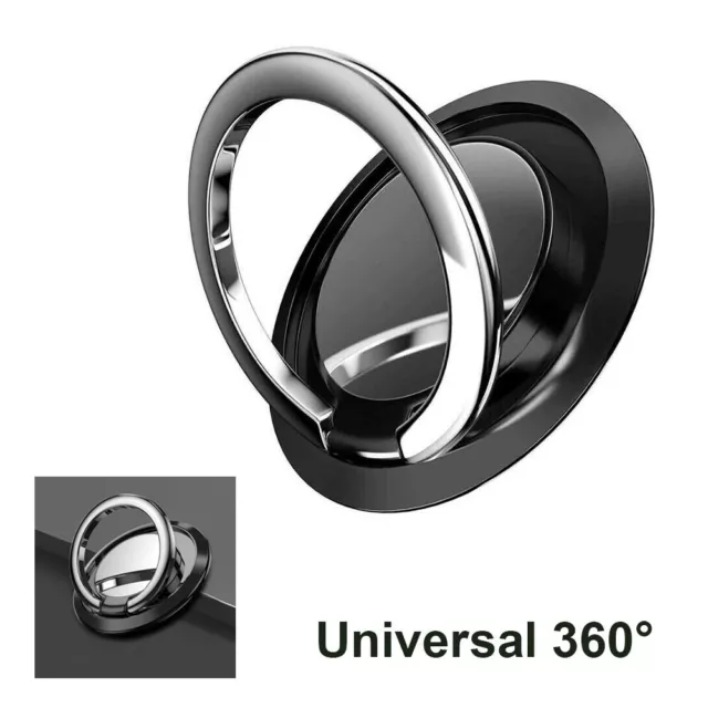 360° Finger Ring Holder Stand Grip Kickstand For Cell Phone Car Magnetic Mount