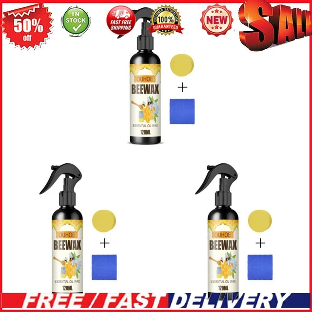 120ml Protezione Mobili Lucidatura Usura Spray Cera d'Api Resistente Per Pavimento (B)