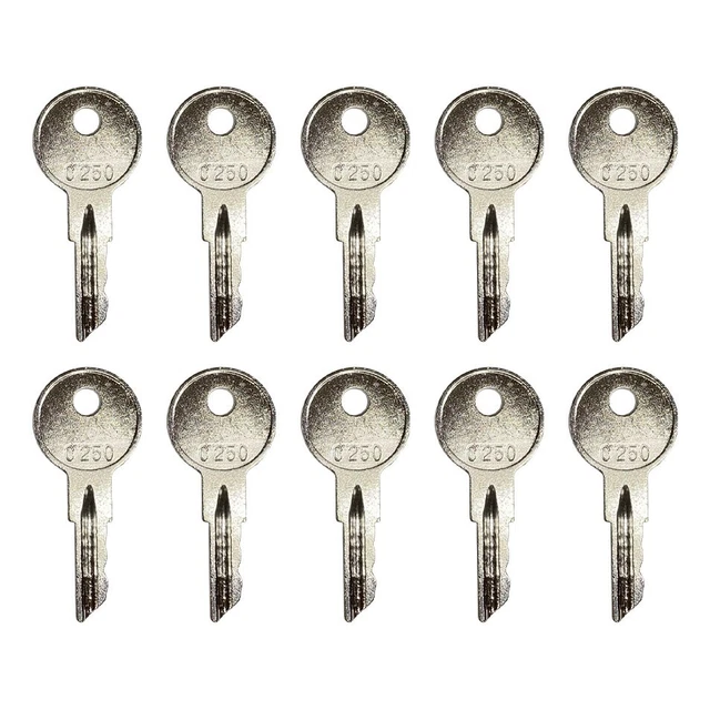 (10) IGNITION KEY For Crown Forklift Walkie Wave C250, 170151001