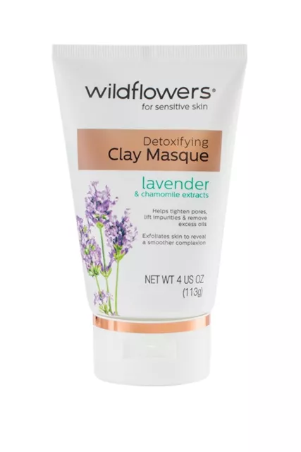 Wildflowers Skincare Clay Masque Detoxifying 113g Lavender and Chamomile